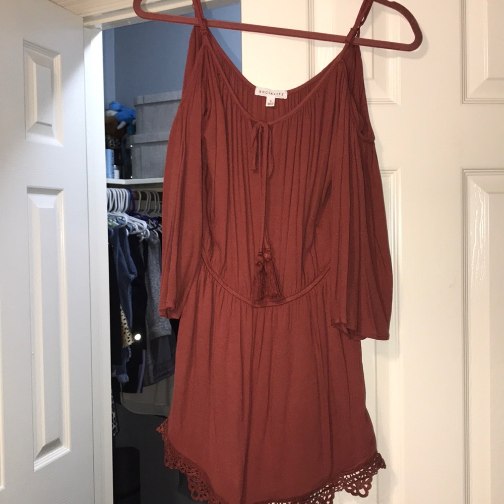 Socialite Rust romper - Picture 4 of 6